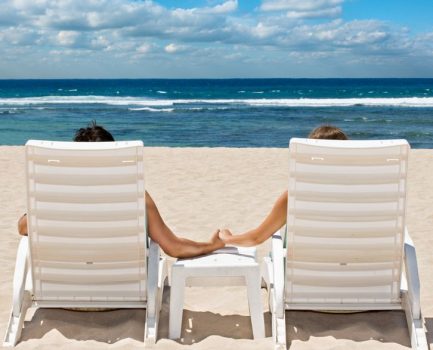 On The Beach Relaxing
